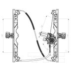 TYC 660430 Power Window Motor and Regulator Assembly - Front Left - view 2