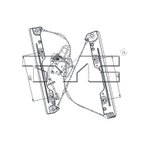 TYC 660497 Power Window Motor and Regulator Assembly - Front Right - view 4