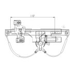 TYC 660510 Window Motor and Regulator Assembly - Rear Left - view 3