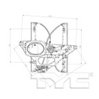 TYC 660548 Power Window Motor and Regulator Assembly - Front Left - view 5
