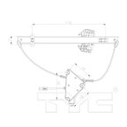 TYC 660560 Power Window Motor and Regulator Assembly - Front Left - view 5