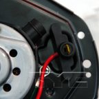 TYC 700091 HVAC Blower Motor - Front - view 8