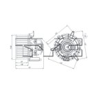 TYC 700267 HVAC Blower Motor - view 8