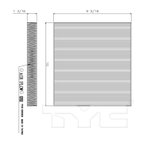 TYC 800201P Cabin Air Filter - view 5