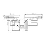 TYC 96108 HVAC Heater Core - Front - view 2