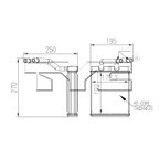 TYC 96111 HVAC Heater Core - Front - view 2