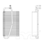 TYC 97142 A/C Evaporator Core - view 4
