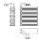 TYC 97176 A/C Evaporator Core - view 4