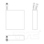 TYC 97189 A/C Evaporator Core - view 4