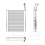 TYC 97198 A/C Evaporator Core - view 4