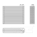 TYC 97201 A/C Evaporator Core - view 4