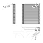 TYC 97203 A/C Evaporator Core - Front - view 4