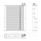 TYC 97204 A/C Evaporator Core - Front - view 4