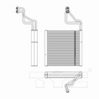 TYC 97209 A/C Evaporator Core - view 4