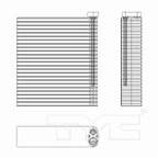 TYC 97215 A/C Evaporator Core - view 4