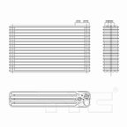 TYC 97222 A/C Evaporator Core - Rear - view 5