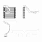 TYC 97231 A/C Evaporator Core - view 4