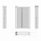 TYC 97249 A/C Evaporator Core - view 4