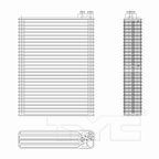 TYC 97260 A/C Evaporator Core - view 4