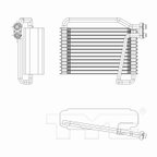 TYC 97261 A/C Evaporator Core - Rear - view 4