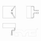 TYC 97274 A/C Evaporator Core - view 4