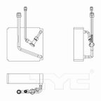 TYC 97275 A/C Evaporator Core - view 4
