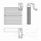 TYC 97297 A/C Evaporator Core - view 4