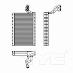 TYC 97312 A/C Evaporator Core - view 4