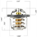 Motorad 4057-85 Engine Coolant Thermostat - Passenger Side - view 5
