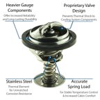Motorad 5339-180 Engine Coolant Thermostat - view 8