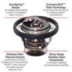 Motorad 5416-180 Engine Coolant Thermostat - view 2