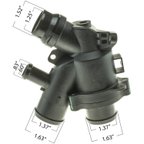 Motorad 766-203 Engine Coolant Thermostat Housing Assembly - view 1