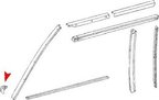 URO 1077271230 Door Window Seal - Front Right - view 5