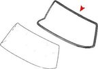 URO 1116705639 Windshield Seal - Front - view 2