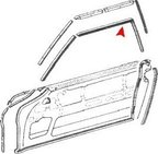 URO 1137251966 Door Window Seal - Left - view 5