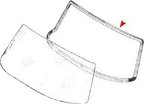 URO 1156700939 Windshield Seal - Front - view 7