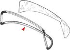 URO 1156780820 Back Glass Seal - view 2