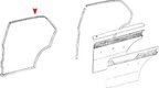 URO 1157301478 Door Seal - Rear Right - view 2