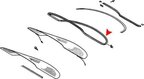URO 1166700039 Back Glass Seal - view 2