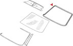 URO 1166710120 Windshield Seal - view 5