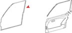 URO 1167200378 Door Seal - Front Left - view 5