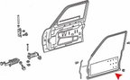 URO 1237201578 Door Seal - Front Left - view 5
