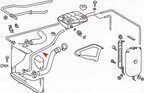 URO 1265011882 Engine Coolant Reservoir Hose - view 2