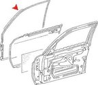 URO 1267200178 Door Seal - Front Left - view 5