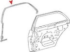 URO 1267300178 Door Seal - Rear Left - view 2