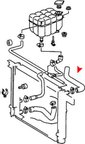 URO 1295012682 Radiator Coolant Hose - Upper - view 2