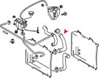 URO 2025011282 Radiator Coolant Hose - Upper - view 2