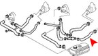 URO 4121695 HVAC Heater Hose - Lower - view 2