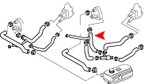 URO 4284311 Engine Coolant Bypass Hose - view 2