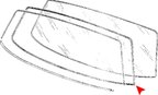 URO 51311822185 Windshield Seal - Front - view 5
